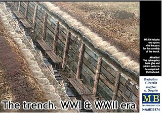 Masterbox MAS35174 1:35-'The Trench' WWI & WWII era