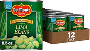 Del Monte FRESH CUT HARVEST SELECTS Green Lima Beans Canned Vegetables, 12 Pack, 8.5 oz Can