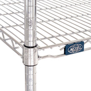Chrome Wire Shelving by Nexel – Alloy Steel, Chrome, Model 24306C