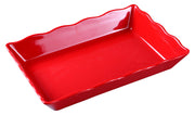 Deli Collection Scallop Edged Display Tray by Yanco – Melamine, White, Pack of 72, Model DC-6114R