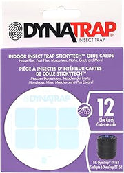 Official Replacement StickyTech Glue Cards for Dynatrap DT152 Indoor Insect Trap and Killer – Catches and Kills Fruit Flies, Gnats, Moths, Mosquitoes & Other Flying Insects, 21523 - 12 Pack | Compatible with DT152 Insect Trap, Catches Fruit Flies, Gnats, Moths, Mosquitoes & Flying Insects, 21523