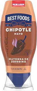 Best Foods Chipotle Mayonnaise 11.5 oz, Spicy Mayo, Tacos & Chicken 1PK
