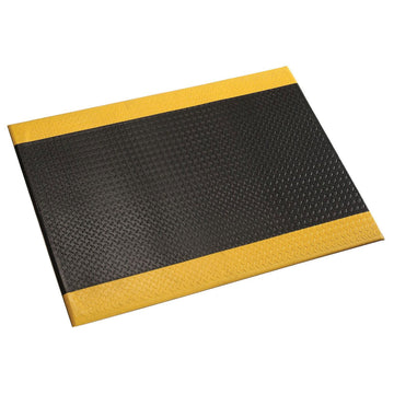 Diamond Plate Mat by Apache Mills – Full 60 Ft. Roll, Vinyl, Black, Model 2057009034X60