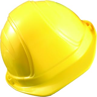 OccuNomix V100-09 Regular Brim Hard Hat with Squeeze Lock Suspension, Yellow