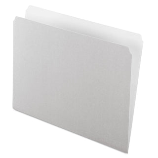 152GRA Colored File Folders by Pendaflex – Letter, Pressboard, Gray, Pack of 100, Model 152 GRA
