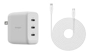 70W USB-C GaN Power Adapter and 3 Port Charger K38101NA by Kensington – Commercial Grade