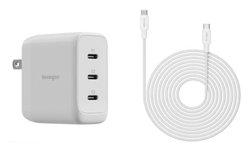 70W USB-C GaN Power Adapter and 3 Port Charger K38101NA by Kensington – Commercial Grade