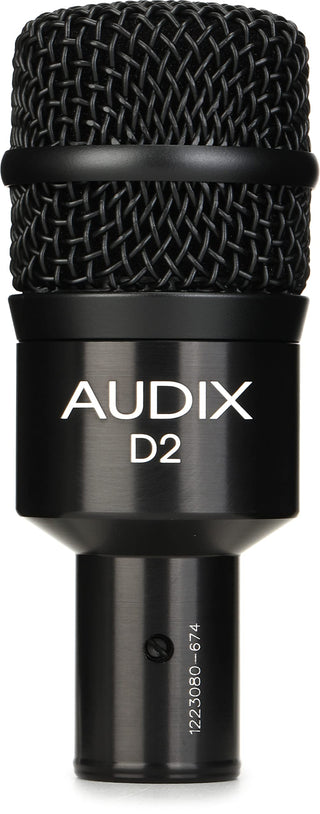 Hypercardioid Dynamic Instrument Microphone for Kick Drums by AUDIX – 1.50 x 1.50 x 4.00 Inches, Aluminum, Black