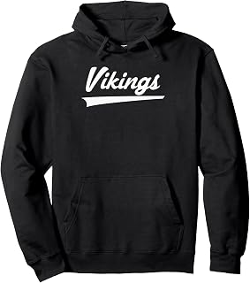 Curtis Vikings Vintage Swoosh Pullover Hoodie