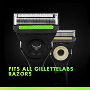 Gillette 1 Count (Pack of 4) / 4 Refills / Silver Cartridges