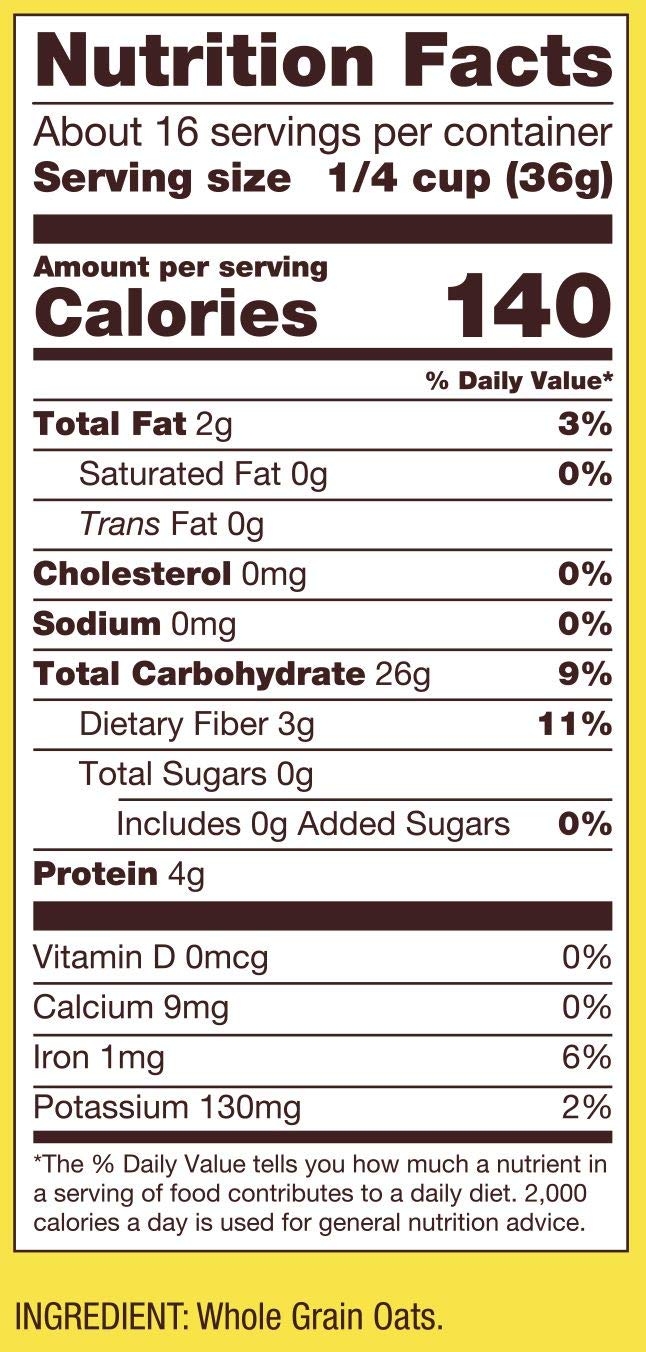 Bob's Red Mill 20 Ounce (Pack of 4) / Resealable / Natural Breakfast Foods
