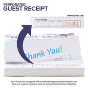 Stock Your Home 20 Pack / Black/White / 20 Guest Checks
