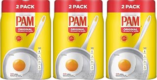 PAM Original No-Stick Cooking Spray 100% natural Canola Oil (6 pack - 12oz each can)