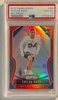 Taylor Rapp 2019 Panini Prizm Prizm Rookie Ssp /8 Rc #385 Psa 10 Gem Pop 1/1 - Football Cards