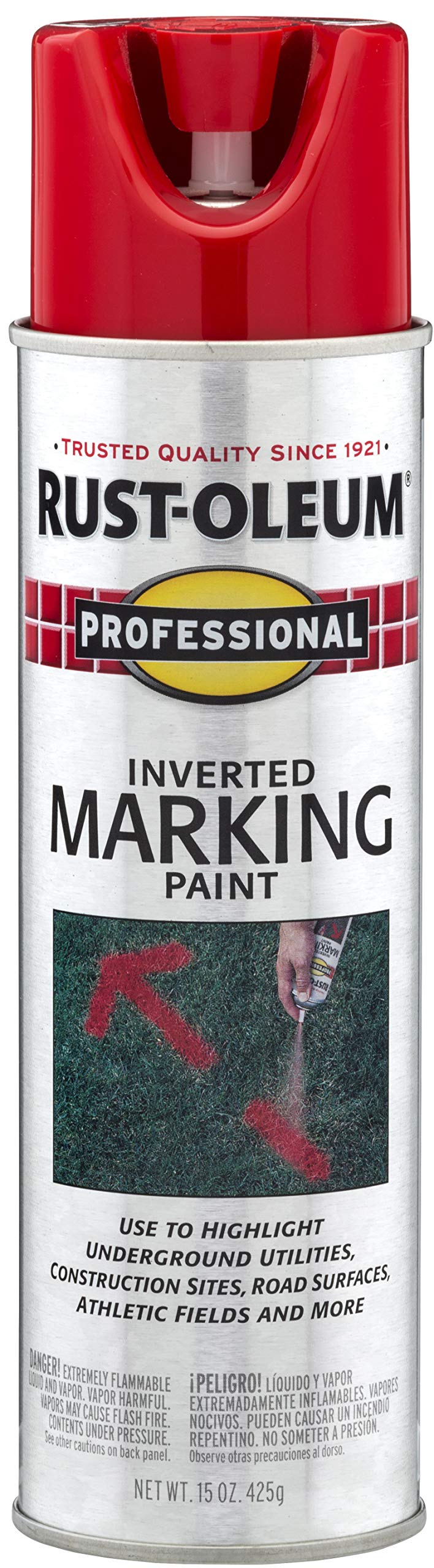 Rust-Oleum 15 Ounce (Pack of 1) / Safety Red / 1 Spray Paint