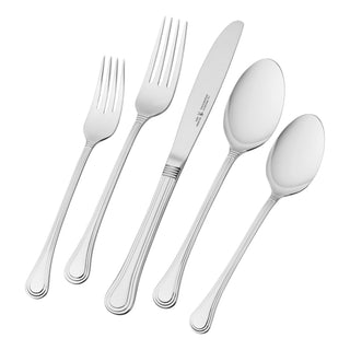 65-Piece Astley Flatware Set by HENCKELS – 65-pc, Stainless Steel, Pack of 65, Model 22515-365