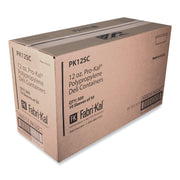 Microwavable Deli Containers by Fabri-Kal – 12 oz, 12.0 ounces, plastik, Clear, Model PK12SC