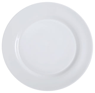 Dinner Plate by Yanco – Large, Porcelain, Bone White, Pack of 12, Model PS-21