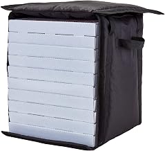 Cambro GBPP1018110 GoBag Premium Pizza Bag Carries 10 18" Pizza Boxes-Black Case of 1