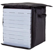 Cambro 10 18" Pizza Boxes / Black / Tote Pizza Delivery Bags