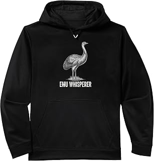 Bird Emu Whisperer Vintage Emu Sketch Performance Hoodie