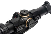1-8x24 Rifle Scope with Red and Green Illuminated .223 BDC Reticle by Barska – One Size, Metal, Black, Model AC13326