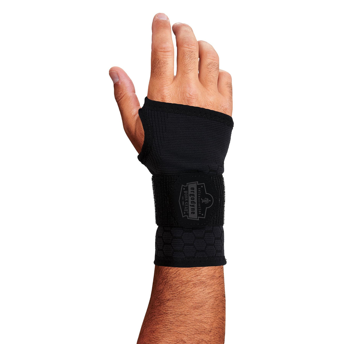 Ergodyne Small / Black / Wrist Support Sleeve - Single Strap Hand & Wrist Braces