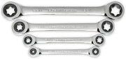 GEARWRENCH 4 Piece Double Box Ratcheting E-Torx Wrench Set| 9224D