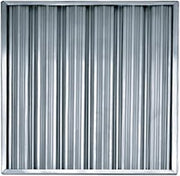 Krowne S2020 Silver Series Baffle Grease Filter, 19-1/2"H x 19-1/2"W Actual Dimensions (20" x 20" Nominal), 1-3/4" Thickness, Stainless Steel Construction