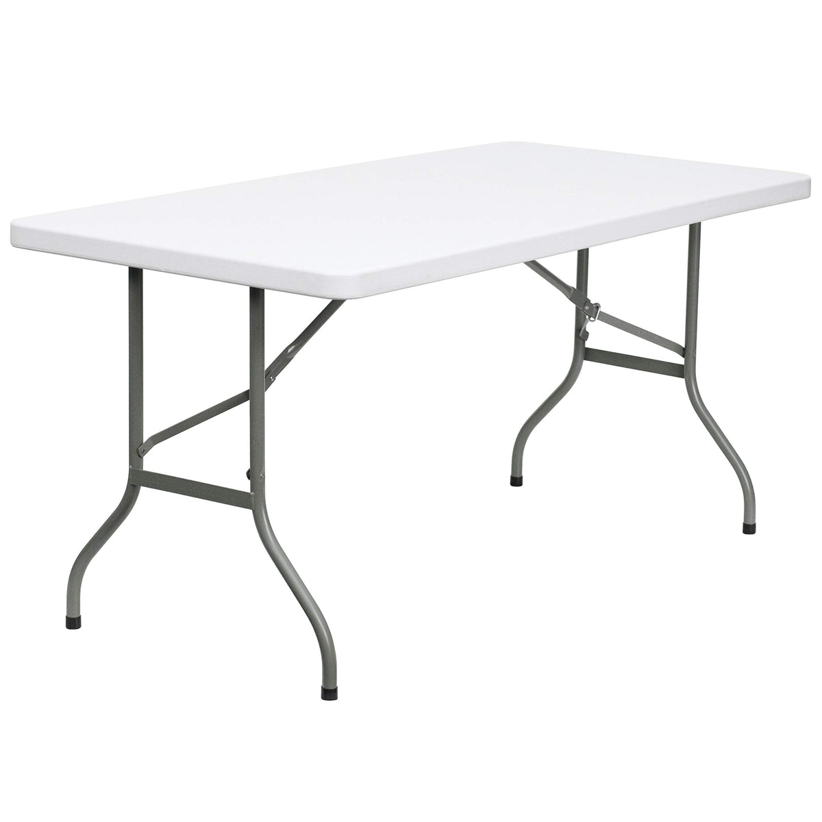 Flash Furniture Granite White / 5 feet / Classic Folding Tables