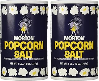 Morton Popcorn Salt, (26 oz), 2-Pack, for Popcorn, Snacks & Seasoning