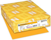 Neenah Wausau Paper Astrobrights Colored Card Stock, 65 lb, Letter, Galaxy Gold, 250 Sheets per Pack (22771)