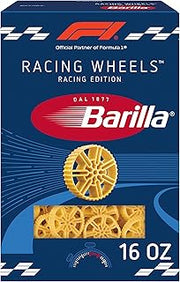 Barilla Racing Wheels Pasta, 16 oz. Box, Racing Edition Non-GMO Pasta, Made with Durum Wheat Semolina, Kosher Certified