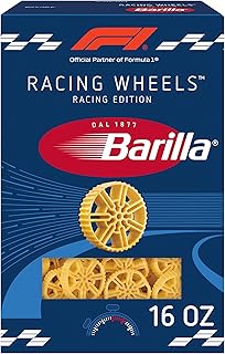 Barilla Racing Wheels Pasta, 16 oz. Box, Racing Edition Non-GMO Pasta, Made with Durum Wheat Semolina, Kosher Certified