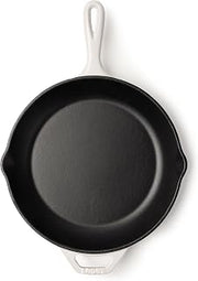 Lodge 11 Inch Enameled Cast Iron Skillet, Oyster