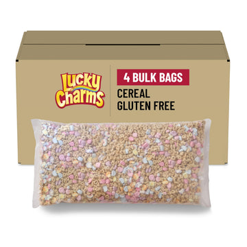 Cereal 35 oz. Bag (Pack of 4) by Lucky Charms – 35 Ounce (Pack of 4), Pack of 4