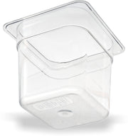 Storplus Food Pan by Carlisle FoodService Products – 6 Inches, 2.5 quarts, Polycarbonate (PC), Clear, Model 3068507