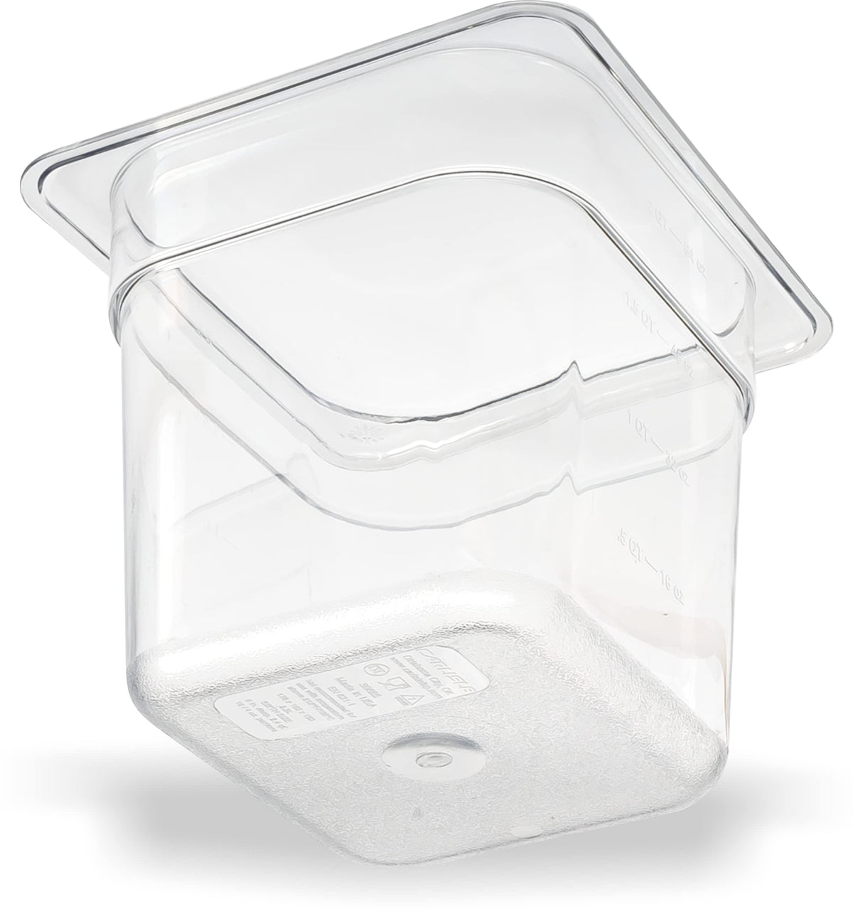 Carlisle FoodService Products Clear / 6 Inches / Modern Storage & Transport
