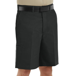 Men's Cell Phone Pocket Shorts by Red Kap – 36W x 12L, Polyester, Black, Model PT4CBK 36 12