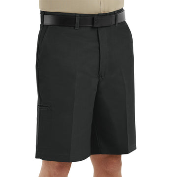 Men's Cell Phone Pocket Shorts by Red Kap – 36W x 12L, Polyester, Black, Model PT4CBK 36 12