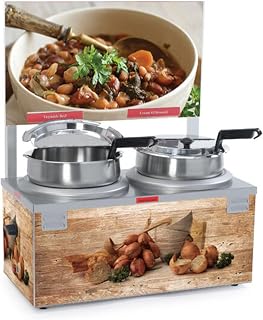 Nemco (6510-D7) 14 qt Double Well Soup Merchandiser w/ Header