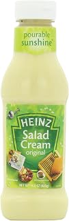 HEINZ Salad Cream Original, 14.9-Ounce Squeeze Bottle (Pack of 6)