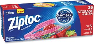 Ziploc Storage Bags Gallon Value Pack 9-40 Count boxes