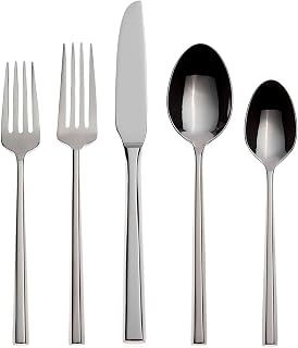 Oneida Diameter 20 Piece Fine Flatware Set, Service for 1 , 18/10 Stainless Steel, Silverware Set, Dishwasher Safe