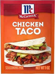 McCormick Chicken Taco Seasoning Mix, 1 oz