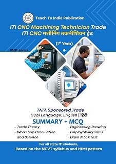 ITI CNC Machining Technician (First Year) - All in One Master Guide: Dual Language (English | हिंदी) (ITI Books)