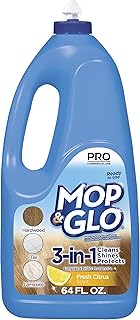 Mop & Glo Professional Multi-Surface Floor Cleaner, Triple Action Shine Cleaner, Fresh Citrus Scent, 64 Oz