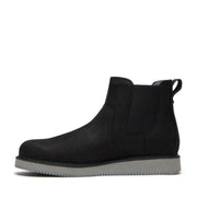 Men's Redwood Edge Chelsea Boot by Timberland – 8.5 Wide, Leather, Black Nubuck
