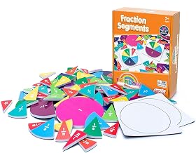 Junior Learning Fraction Segments,Assorted