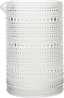 Fortessa Jupiter Hobnail Glass, 25 Ounce Mixing Hobnail Glass, Clear